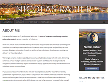 Tablet Screenshot of nicolasrabier.com